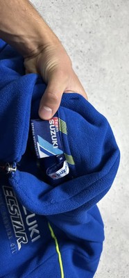 Suzuki NEW Fleece Jacket Full Zip Racing Big Logo | eBay