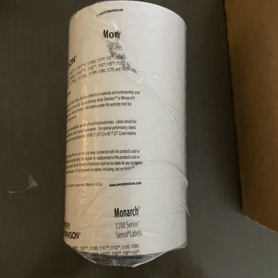 Avery Dennison Price Label 7 Roll Pack WHITE  1100 SERIES