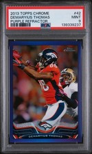 2013 Topps Chrome Purple Refractor /499 Demaryius Thomas #42 