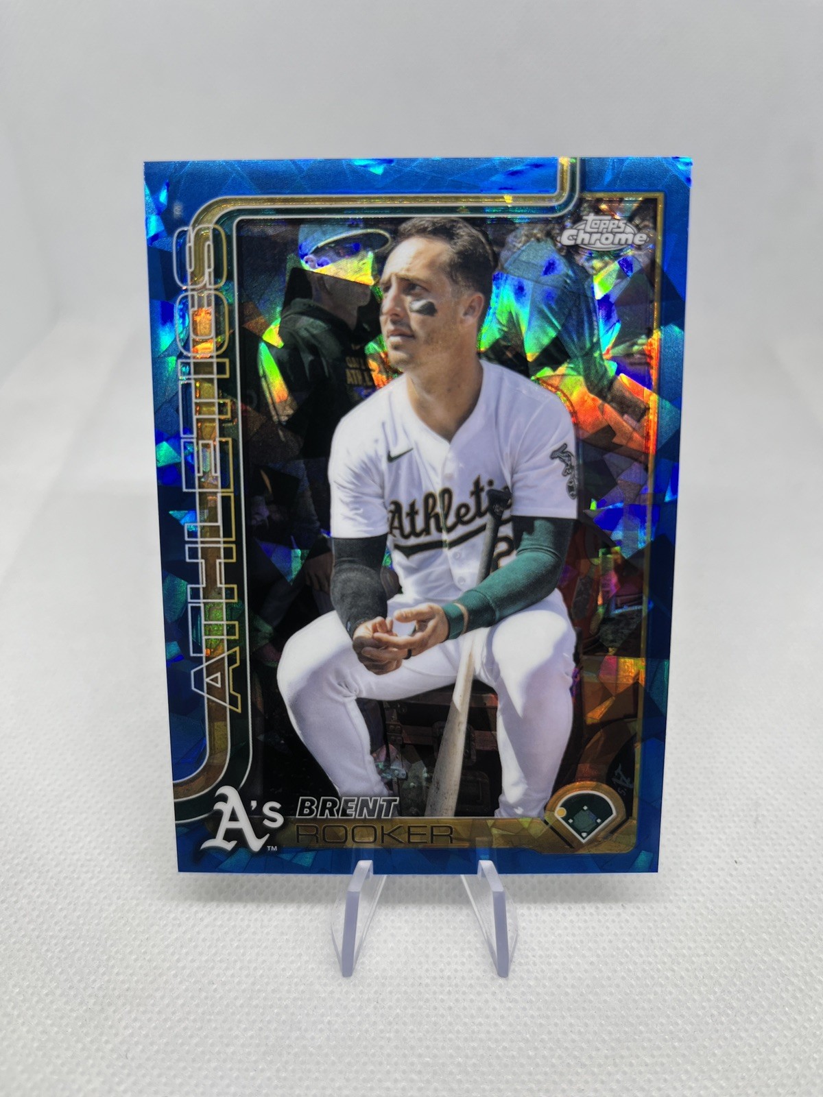 2025 Topps Chrome Sapphire Brent Rooker Image Variation #54 Athletics
