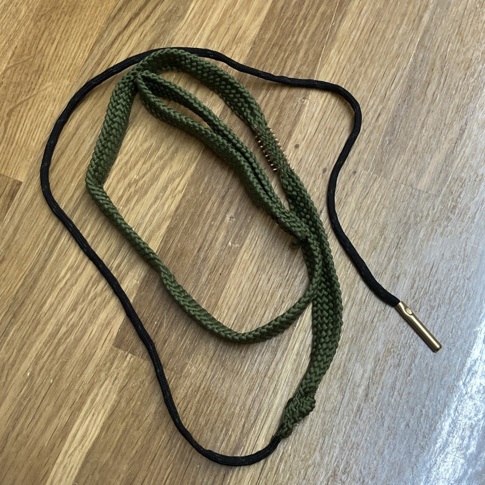 Snake Protection Kit Items All-In-One Rifle Barrel Cleaning Kit .38 .357 9mm like Boresnake Rope ...
