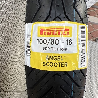 Pirelli Angel Front Scooter Tire - 100/80-16 50P TL Front NEW