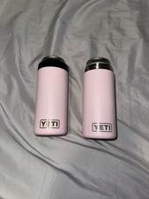 YETI Rambler 12 oz Colster Slim Can Izolator Piaskowiec Różowy ZESTAW 2 SZT. PRZECZYTAJ OPIS!
