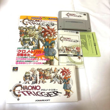 Chrono Trigger Super Famicom SFC Japan Game Manual Guide Book Tested