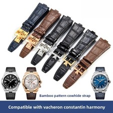 For Vacheron Constantin Overseas VC47450 49150 47040 Genuine Leather Watch Strap