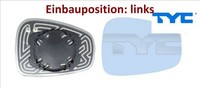 TYC 301-0030-1 Spiegelglas FüR AußEnspiegel Links FüR Alfa Romeo