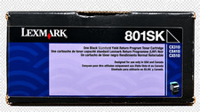 Original Lexmark 801SK 80C1SCKO Black Standard Yield Return Program Toner Cartri