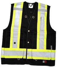 Open Road Surveyor FR Safety Vest XX-Large Black