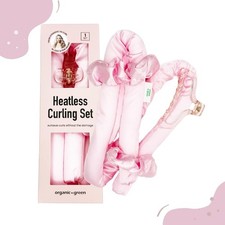 Heatless Hair Curling Set, Silk Curls Rod Headband, No Heat Rollers for Women