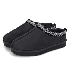 Women Slippers Ladies Slippers Winter Fur lined Fluffy Vegan Mule Outdoor Shoes