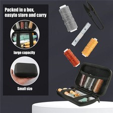 28pcs Leather Waxed Thread Sewing Needles Awl Hand Tools Kit for DIY Crafts