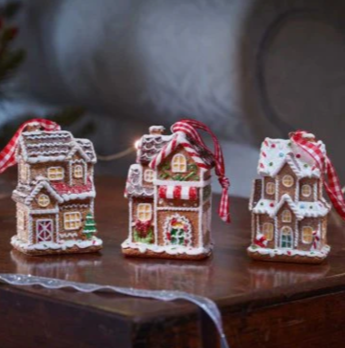 Three Kings Gingerbread TownHouse Pendant - 3 Asst. 1 Sent