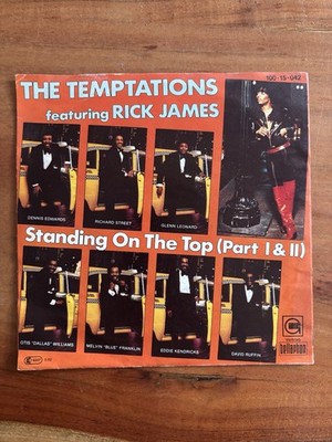 The Temptations 7 Zoll Vinyl Ft Rick James Standing On The Top