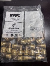 Case of 12, SharkBite U248LF Push-Fit Elbow 1/2 x 1/2, 90 Degree Replacement MPN
