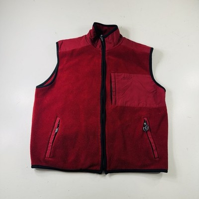 American Eagle Vintage Fleece Vest Full Zip AE77 Performance Men s Size Medium