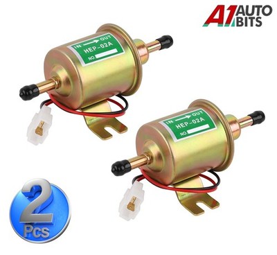 12V Niederdruck Universal Elektrische Kraftstoffpumpe X2 Benzin Diesel Gas Diesel Auto