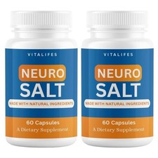 Neuro Salt Capsules   Brain Support, Focus, Memory  Cognitive Support 120caps
