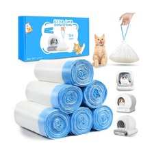 120 Count Self Cleaning Cat Litter Box Liners Bag Fit For MeoWant M... Fast Ship