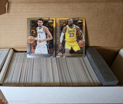 2025-26 Topps Chrome Basketball - Complete Your Set Cards 1-300