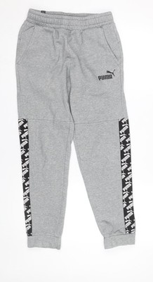 Puma Jogginghose Herren Grau S Sport Jogger Hose
