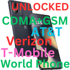 UNLOCKED MOTOROLA MOTO EDGE 2024 6.55" OLED 5G 8GB 256GB ANDROID 15 SMARTPHONE