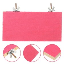 Wood Bird Perch Platform Cockatiel Playground Parrot Cage Accessories Toy