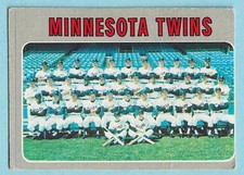 1970 Topps #534 Baseball Team Card  Senators & Twins Team Record