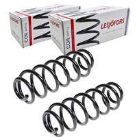 2X LesjÖFors Fahrwerksfedern Hinten Passend FÜR Skoda Octavia Superb Vw Golf