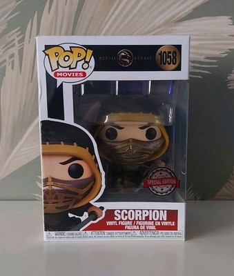 Funko Pop! Movies Mortal Kombat 1058 Scorpion Vinyl Figur Special Edition 