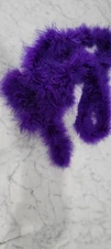 4 Ply OSTRICH FEATHER BOA - Purple. Costumes/Craft/Bridal/Trim 72"