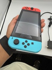 Nintendo Switch Console Neon Blue/Red 32GB - Tested & Working Model HAC-001-01