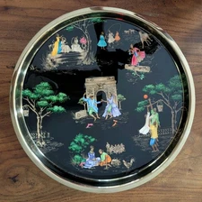 WILLIAMS SONOMA Sheila Bridges Harlem Toile Tray-NEW