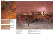 TAVOLO legno massello di noce vari dimensioni vari colori