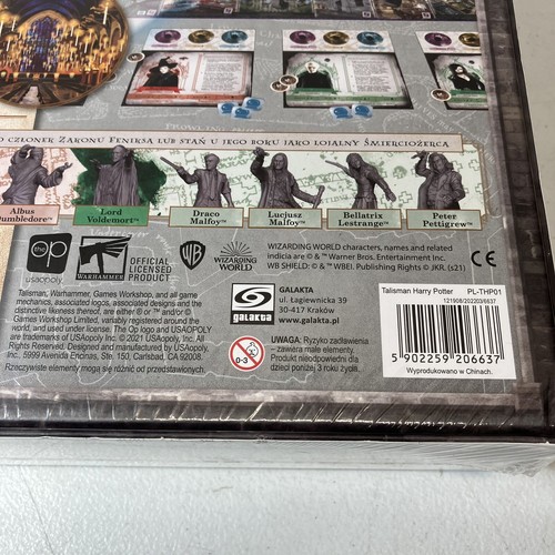 Polnischsprachiger Talisman Harry Potter Wizarding World Brettspiel Neu Versiegelt - Bild 5 von 7