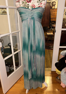 tie dye bridesmaid dresses Tie Dye Infinity Halter Dress