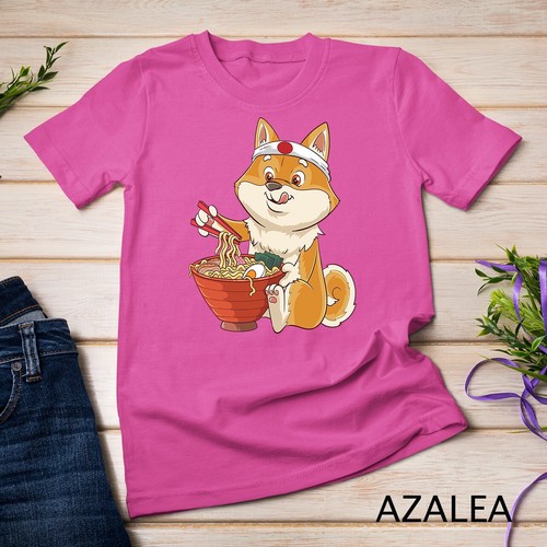 Camiseta unisex Ramen Shiba Inu para perro japonés sopa de fideos - Imagen 9 de 15