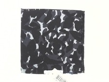 POCKET SQUARE 100 Silk Ryan Seacrest Distinction Black/Gray Camo Formal 35