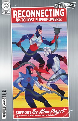 JUSTICE LEAGUE THE ATOM PROJECT #4 (OF 6) CVR C KEVIN WADA CARD STOCK(DC COMICS)
