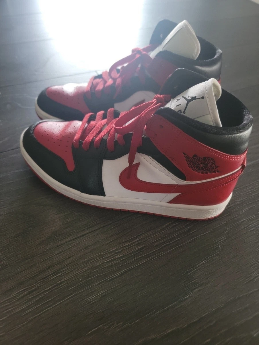 Jordan 1 Mid Alternate Bred Toe W for sale | eBay