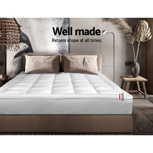 Giselle Bedding Luxury Pillowtop Mattress Topper Mat Pad Protector – ALL SIZES - Picture 7 of 21
