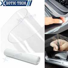 Clear Bra Headlight Hood Paint Door Sill Protection Film Vinyl Sheet Cover
