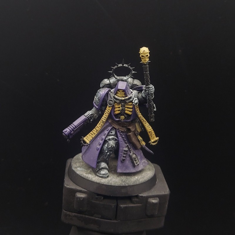 Well Painted Warhammer 40k primaris chaplain games workshop