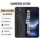 Umidigi 4Gb+64Gb 6.7" 5150mAh Dual Sim Android Unlocked Smartphone A13S