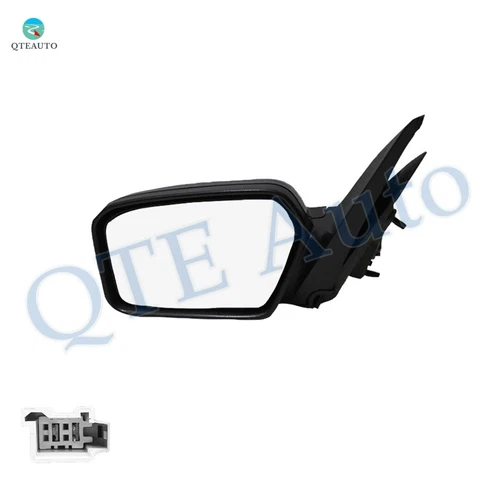 Left Power Non-Folding W/Texturedcover View Mirror For 2006-2010 Ford Fusion