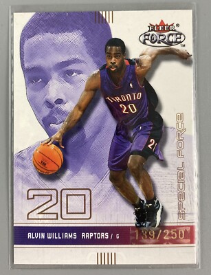 2001-02 Fleer Force - Special Force - Alvin Williams - #137 (139/250)