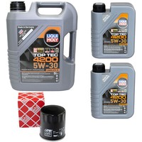 MotoröL Set 4200 5W-30 Liqui Moly 7 Liter + ÖLfilter FüR Jeep Commander 5.7 V8