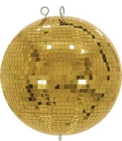 Eurolite Spiegelkugel 30 Cm Gold Discokugel SicherungsöSe Dj BüHne Profi