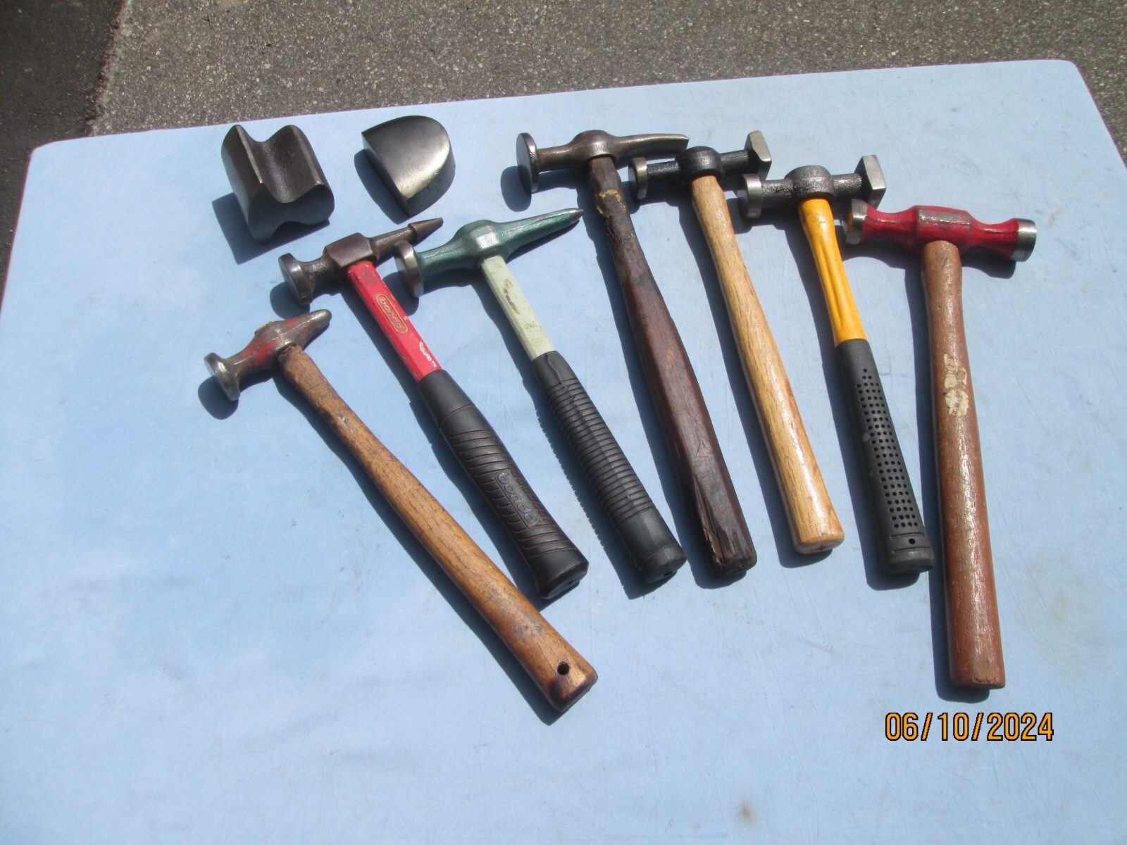 Vintage Autobody Hammers Lot (7) Plus (2) Dollies eBay