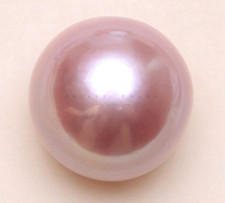 Fashion 11-12mm south sea purple round pearl loose pearl half drilled