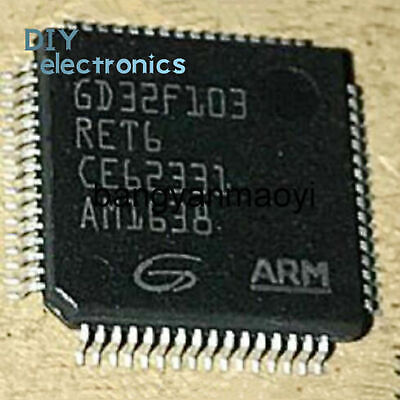 5PCS STM32F103RET6 LQFP-64 STM32 32-bit IC MCU 512KB 72MHz FLASH Microcontroller